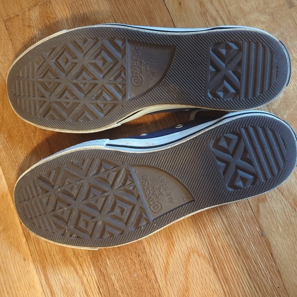 Blue Converse All StarCanvas Sneakers - Picture 3 of 4